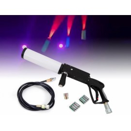 Bazuka CO2 Parti Tabancası LED Renkli Püskürtme Topu Bazuka CO2 Parti Tabancası LED Renkli Püskürtme Topu