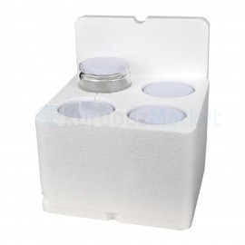 370cc 4'LÜ CAM KAVANOZ STRAFOR KÖPÜK EPS KUTUSU